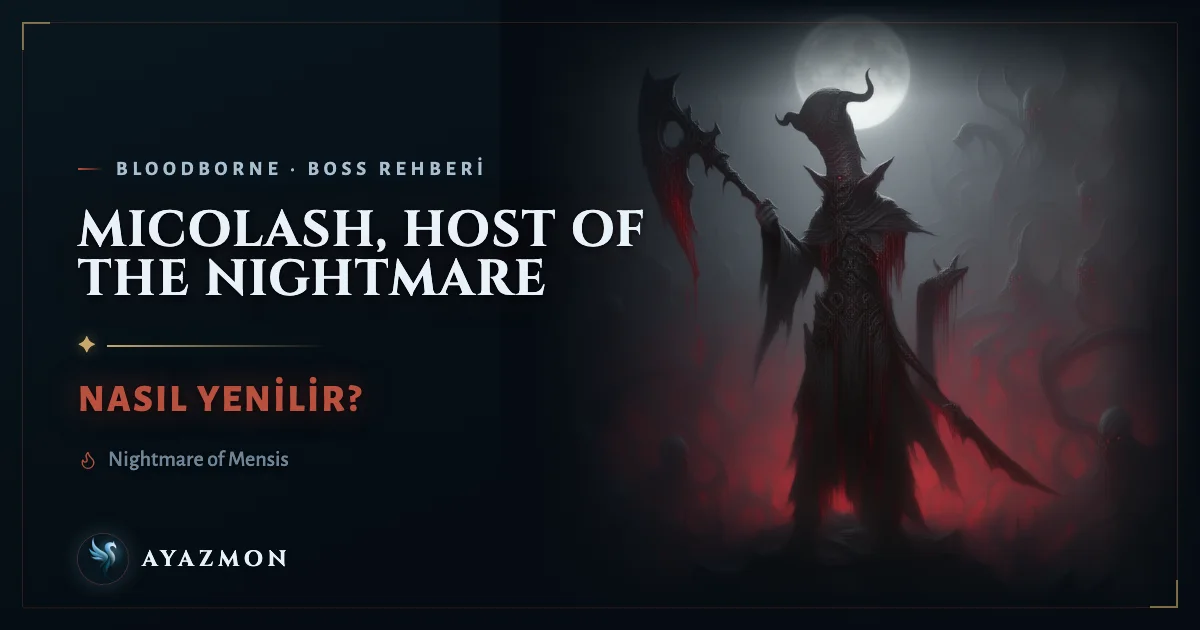 Micolash, Host of the Nightmare boss savaşı