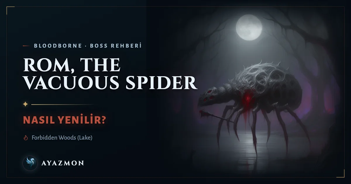 Rom, the Vacuous Spider boss savaşı