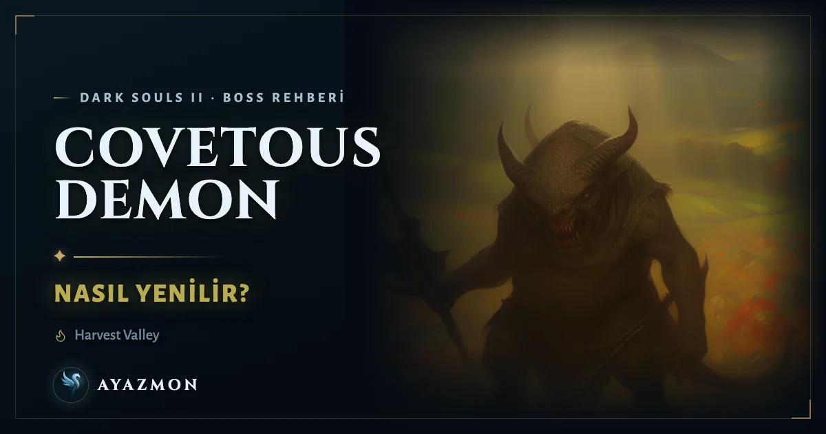 Covetous Demon boss savaşı