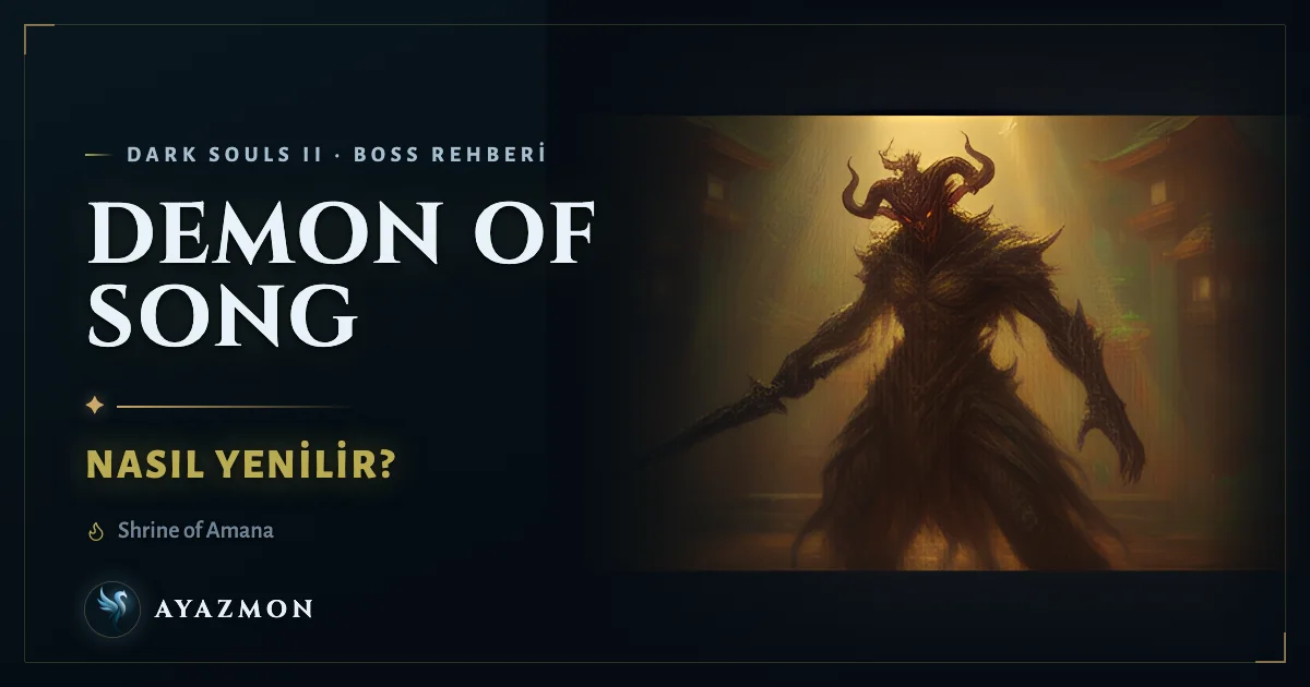 Demon of Song boss savaşı