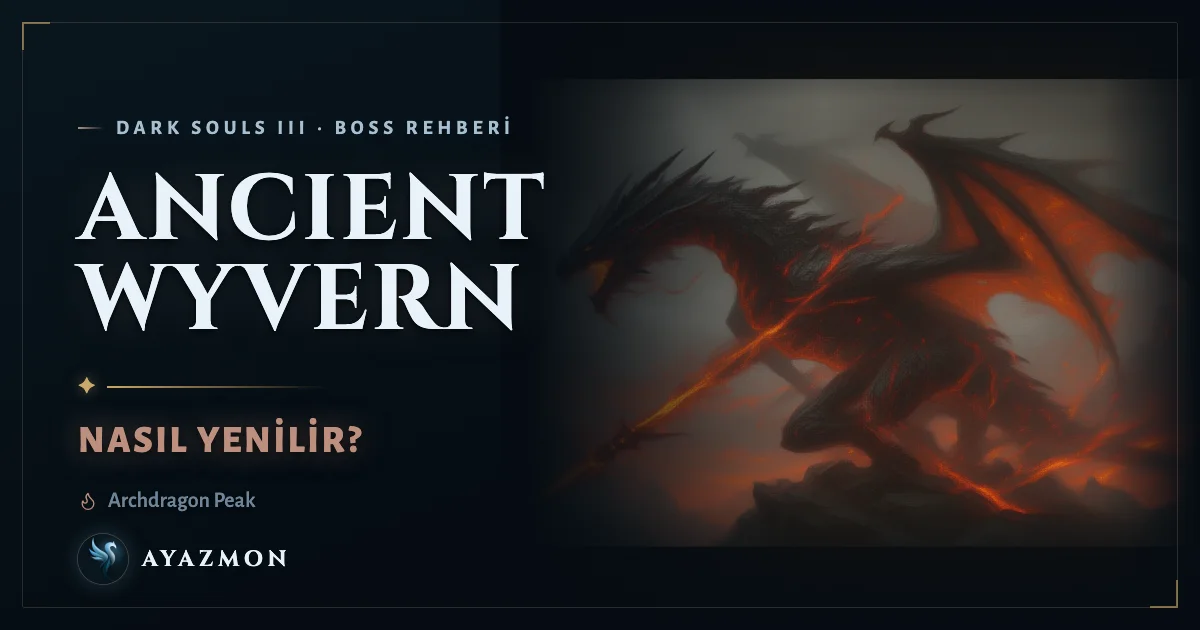 Ancient Wyvern boss savaşı