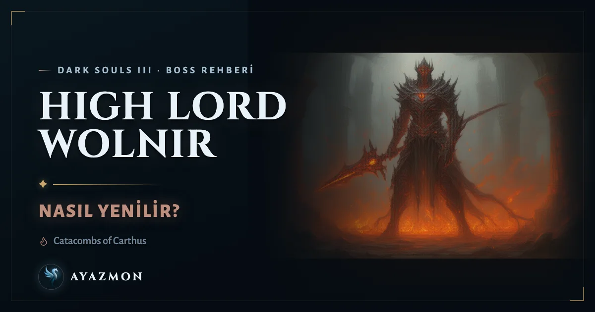 High Lord Wolnir boss savaşı