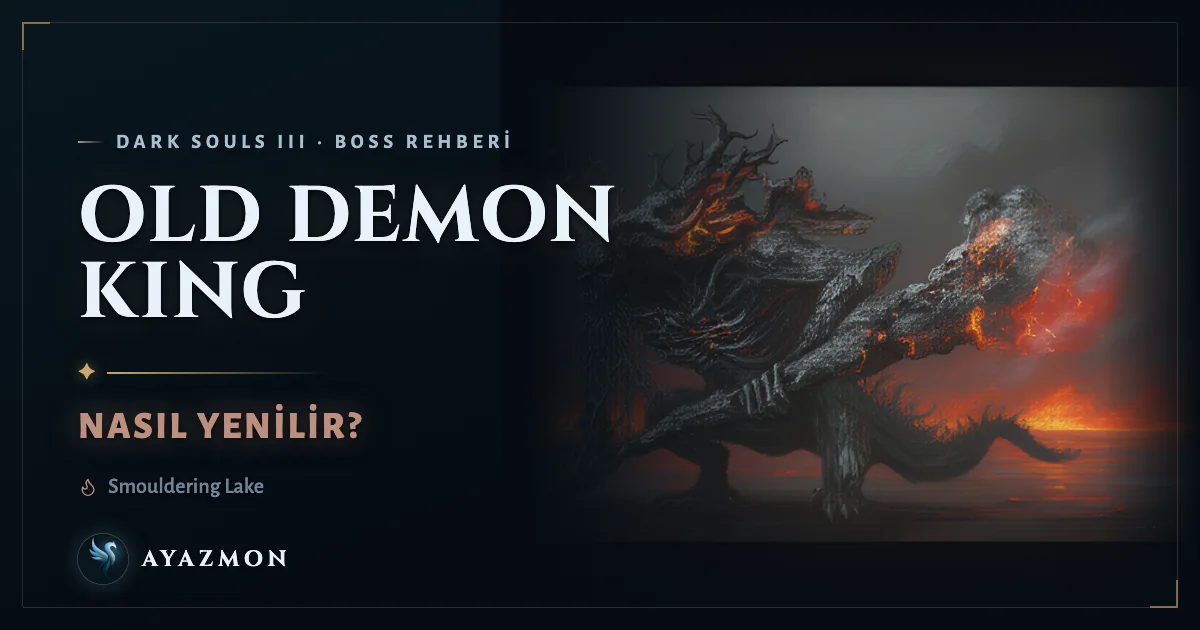 Old Demon King boss savaşı