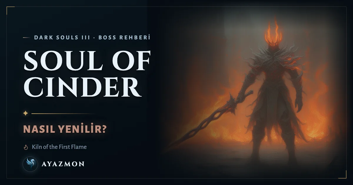 Soul of Cinder boss savaşı