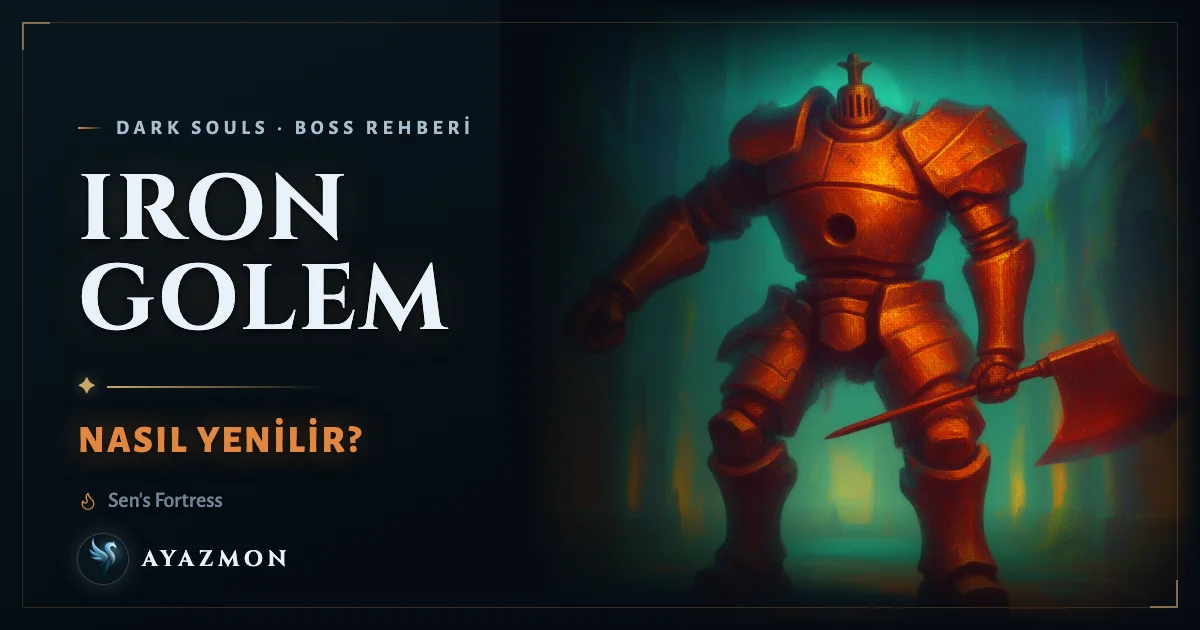 Iron Golem boss savaşı
