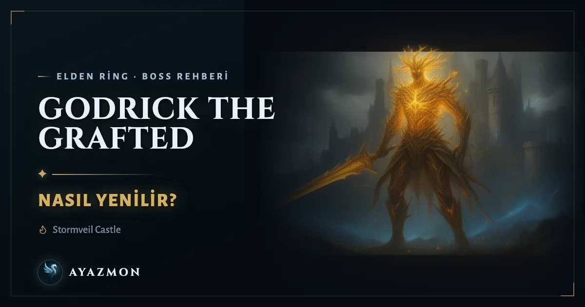 Godrick the Grafted boss savaşı