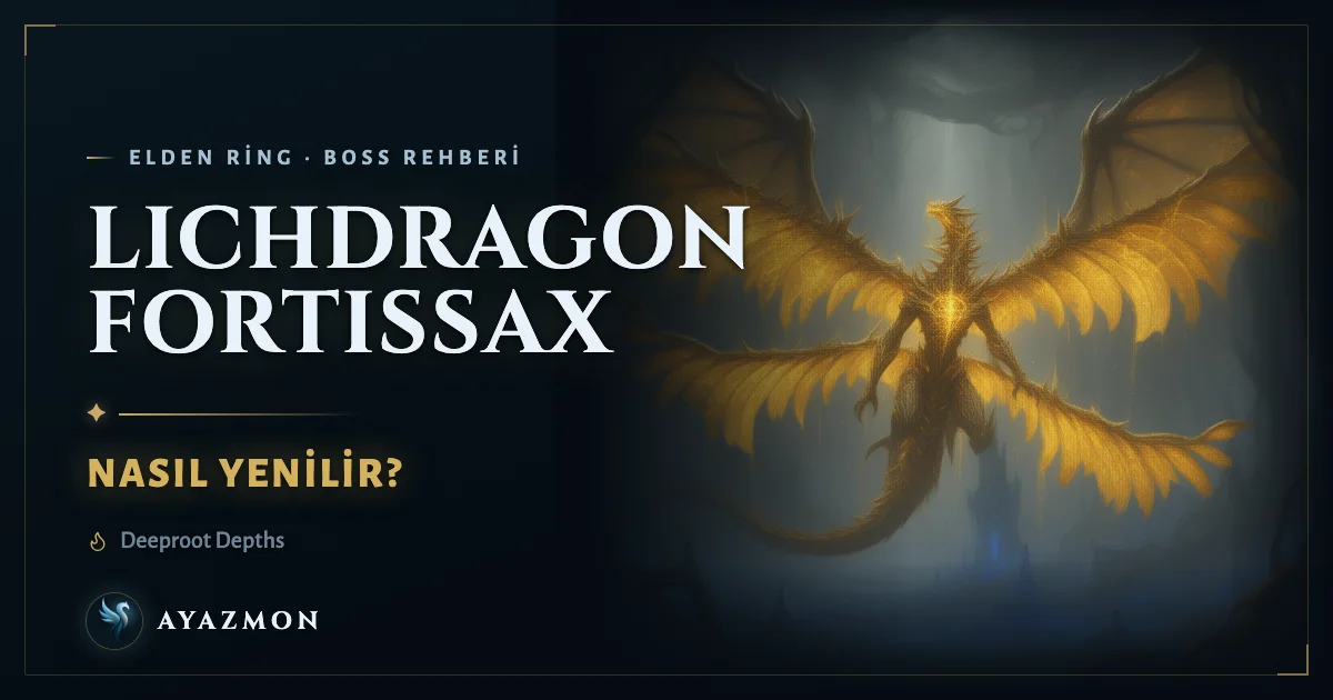 Lichdragon Fortissax boss savaşı