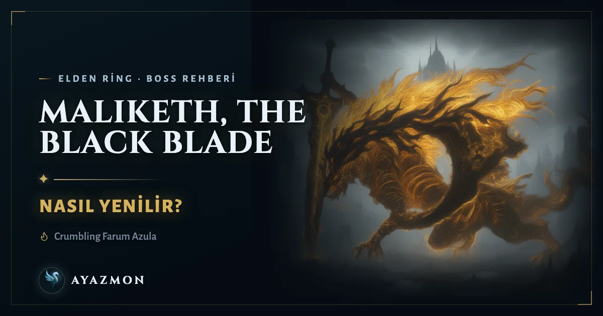 Maliketh, the Black Blade boss savaşı