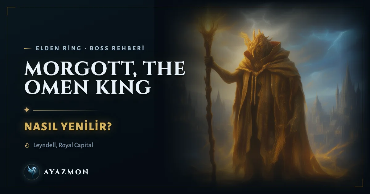 Morgott, the Omen King boss savaşı