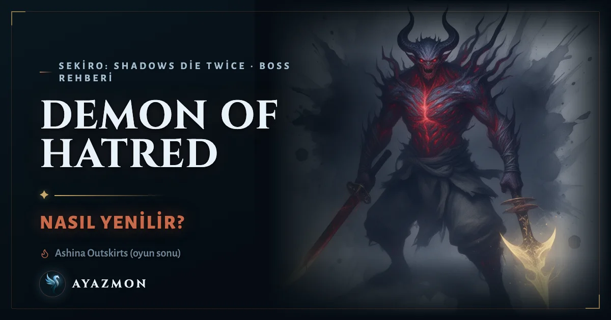 Demon of Hatred boss savaşı